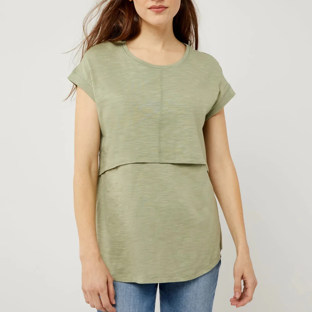 Latest Wholesales Ripe Lift Up Breastfeeding Tee nursing maternal nurse shirt nursing clothes breastfeeding