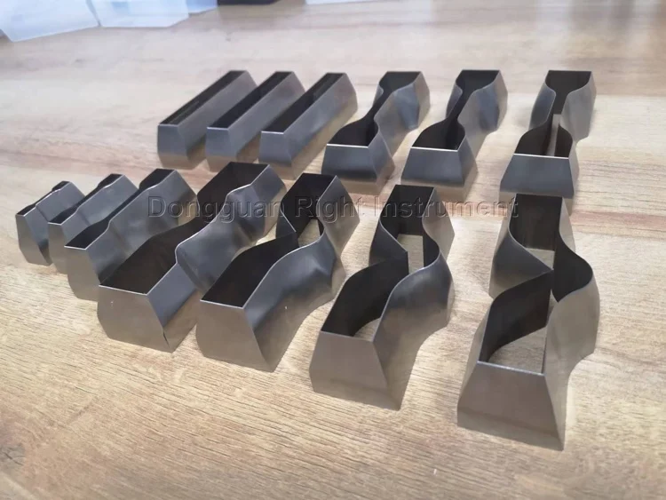 ISO 527 Alloy Steel Dumbbell Die Cutter For Rubber, Stainless Steel Dumbbell Shaped Sample Cutter For Plastic