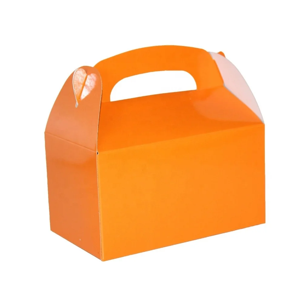 Assorted Bright Color Paper Party Goody Boxes Paper Box Packaging Paper Packaging Box