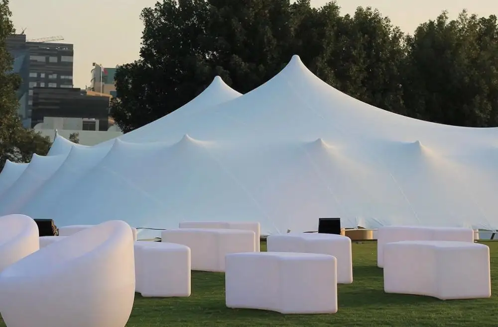China Supplier 100 People Outdoor Wedding Party Tent Cheese Stretch Tents For Weddings Waterproof