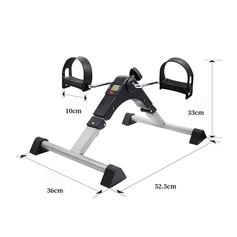 Portable Mini Cycle Pedal Exercise Bike health training  Folding Petal White Mini Exercise Bike