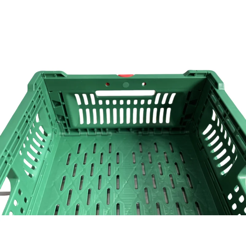 Plastic Collapsible Farm Folding Egg Box Vegetable & Fruit Crate Boxes Wholesale