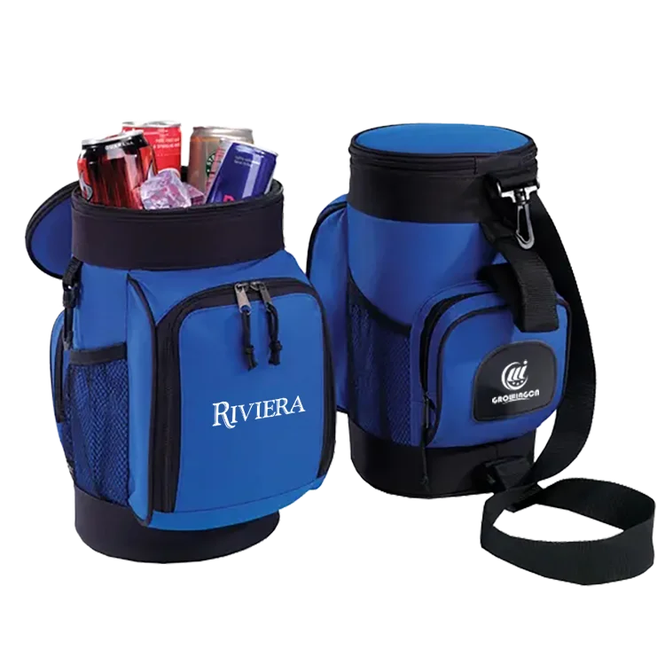 Wessleco Custom Logo Large capacity Bottle Beer Insulated Wine waterproof Bags Golf Cooler Bag