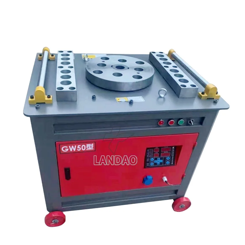 Heavy Duty GW50 Manual Rebar Bending Machine Steel Rod Bender