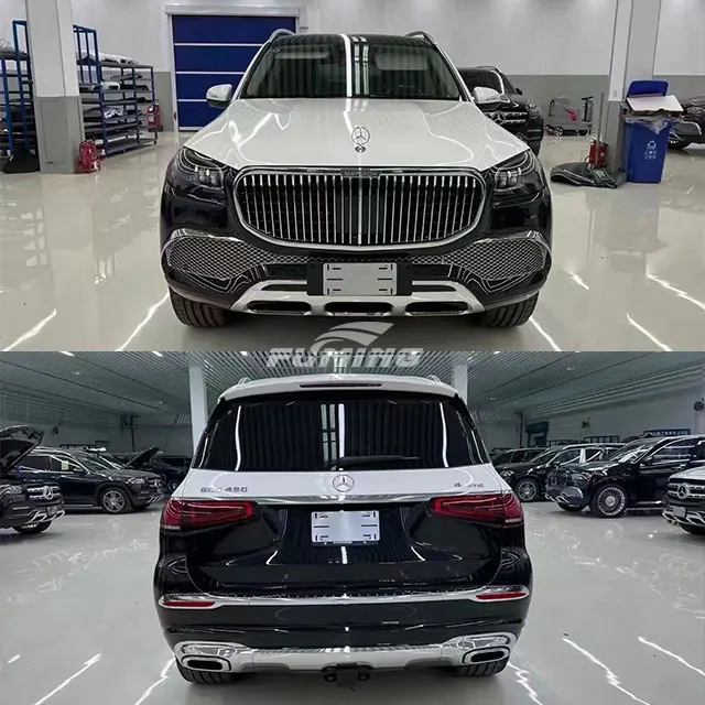 Для 24 Mercedes Benz GLS комплект для обновления экстерьера автомобиля модификация Maybach украшение решетка фар бампер