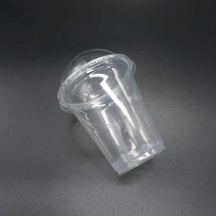 Cheap 10Oz Food Grade Non-Toxic Clear Pp Fruit Cup With Dome Lid Manufacturer