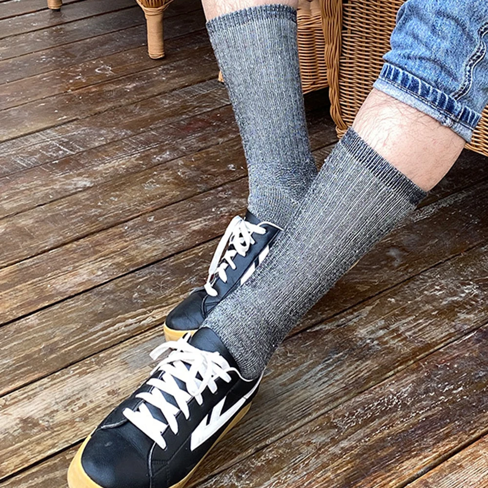 Merino Thick Hiking Custom Mens Ski Winter Thermal Marino Sports Tube Womens Crew For Men Work Wool Socks