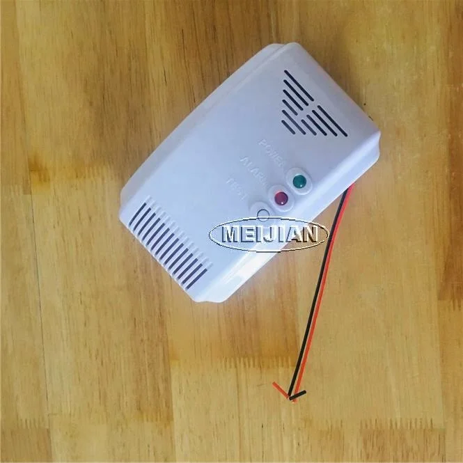Wired 12V network electrovalve and fan control lpg natural gas sensor leak detector