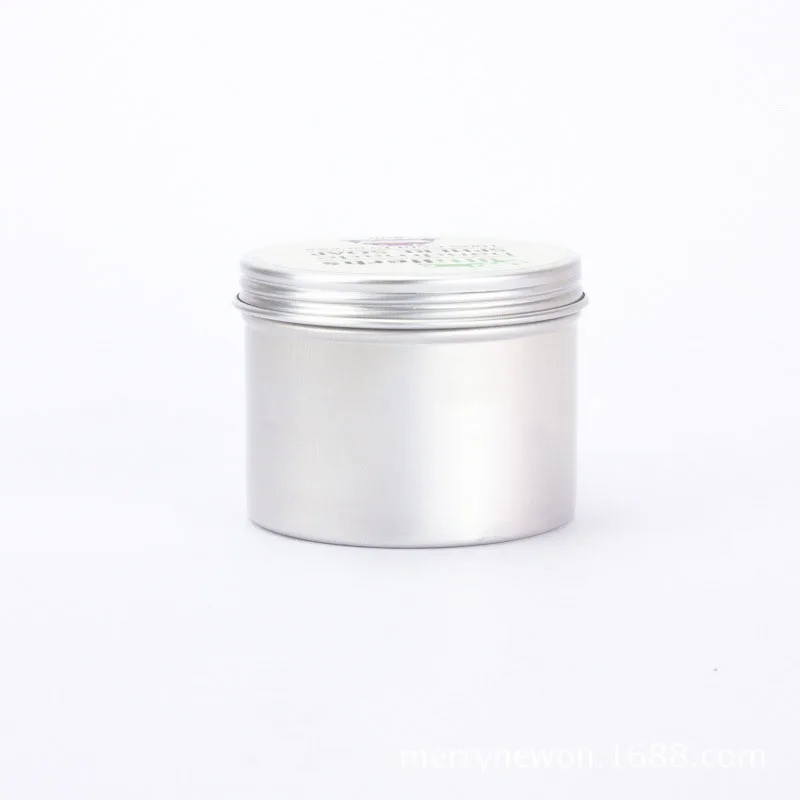 
120ml smell proof black mini container face body cream glitter tea lotion skincare 4oz cosmetic aluminum jar 