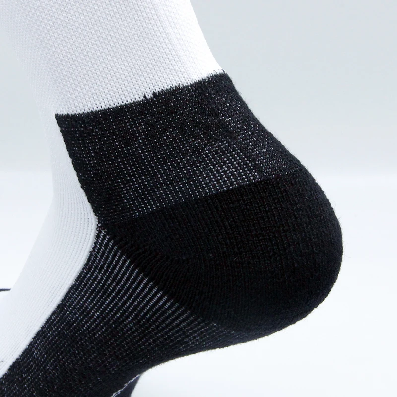 Wholesale men thick winter Cushioned terry hiking knee high print  custom long ski wool socks