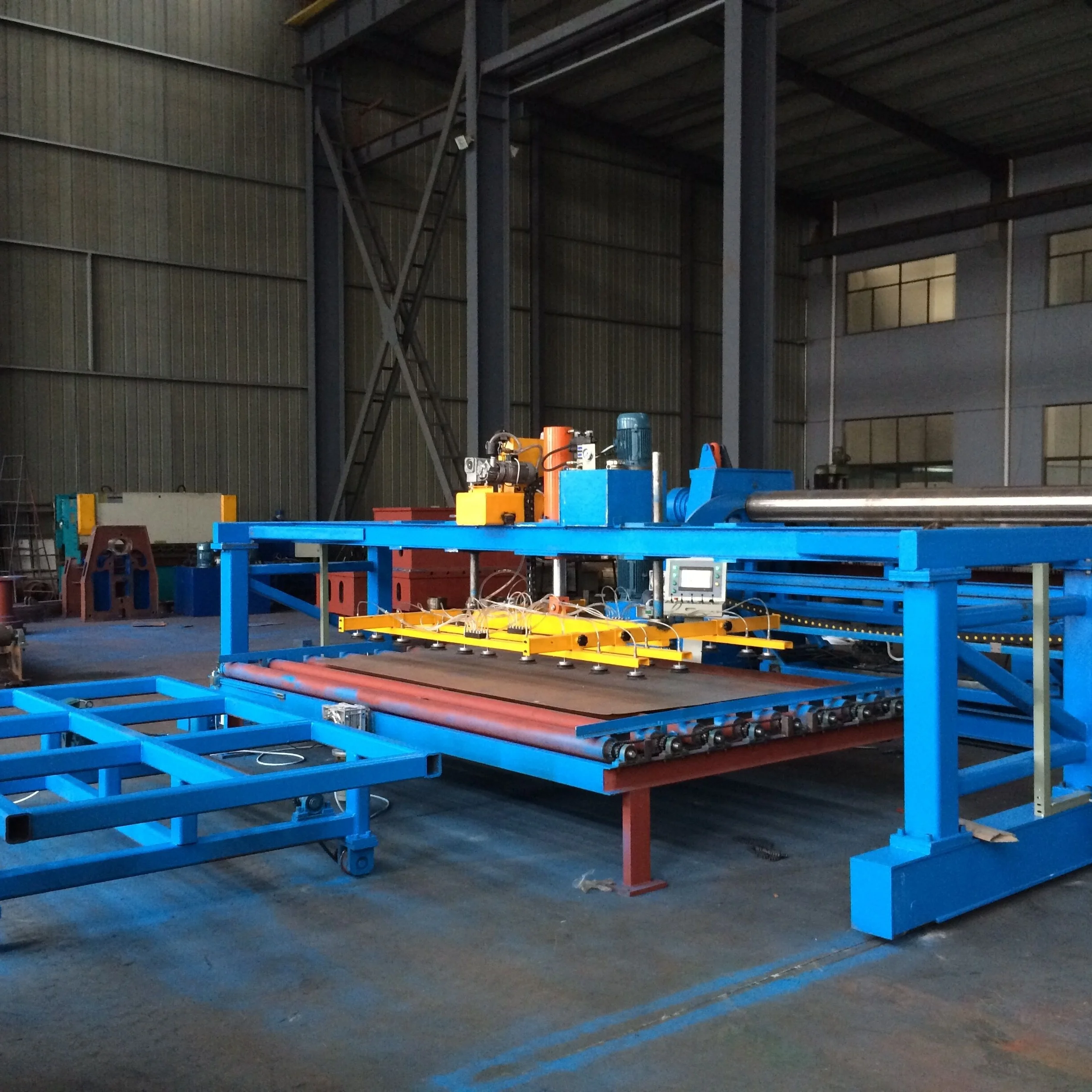 
CSW12SCX-10*2000 full automatic plate rolling machine production line for LNG 