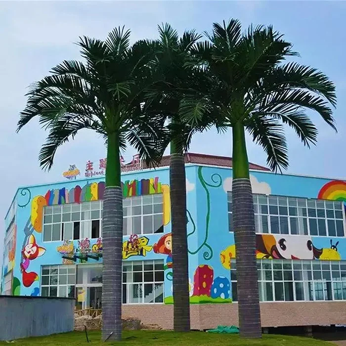 Large Fake Plants Tropical 1/2/3/5/6/7/8 Meters height 14 Ft Realistic Artificial Coconut Palm Trees Outdoor Coastal