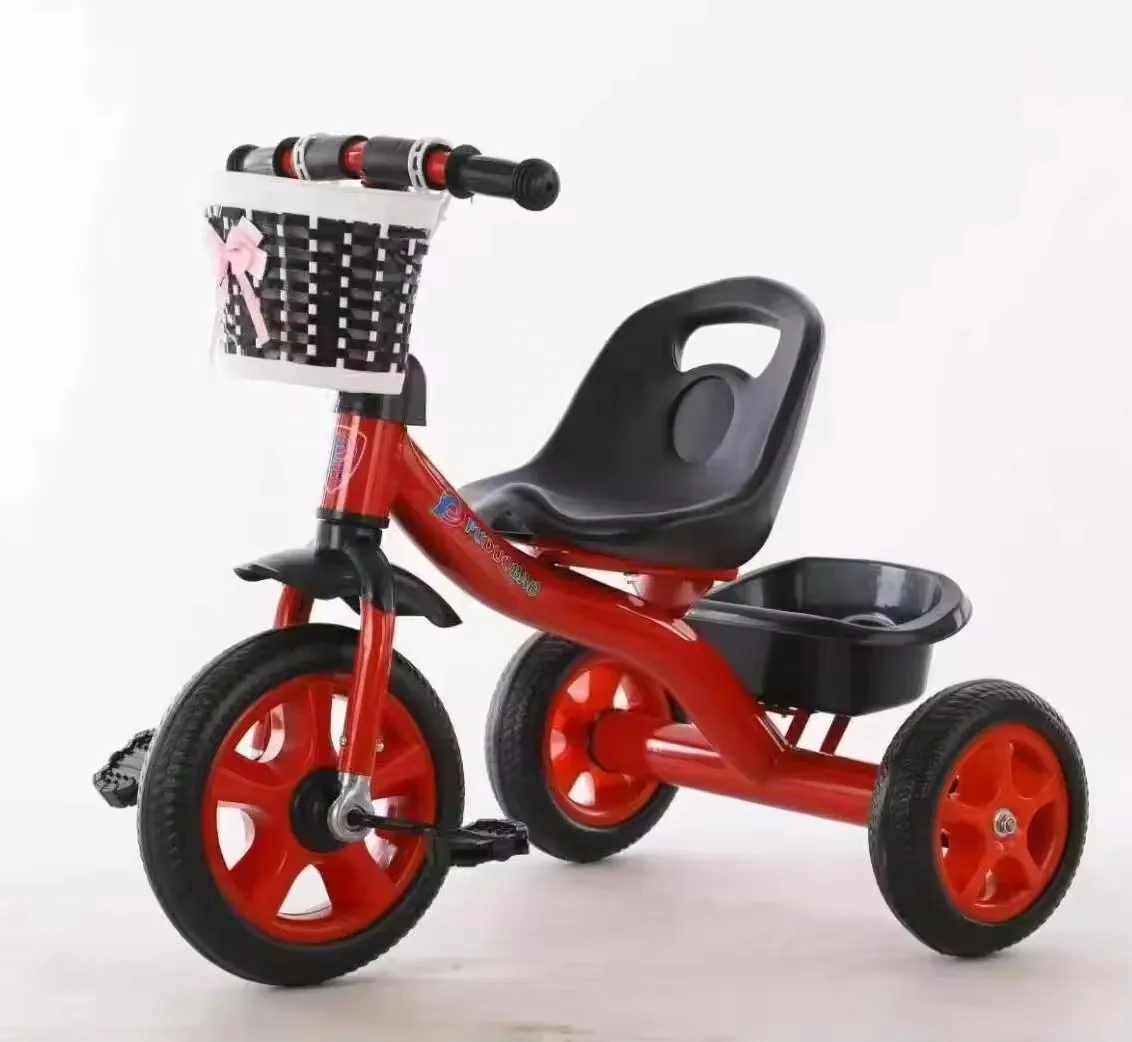 China Professional Manufacturer Wholesale Kids Ride 3 Wheels Tricycle Baby With Child Seat