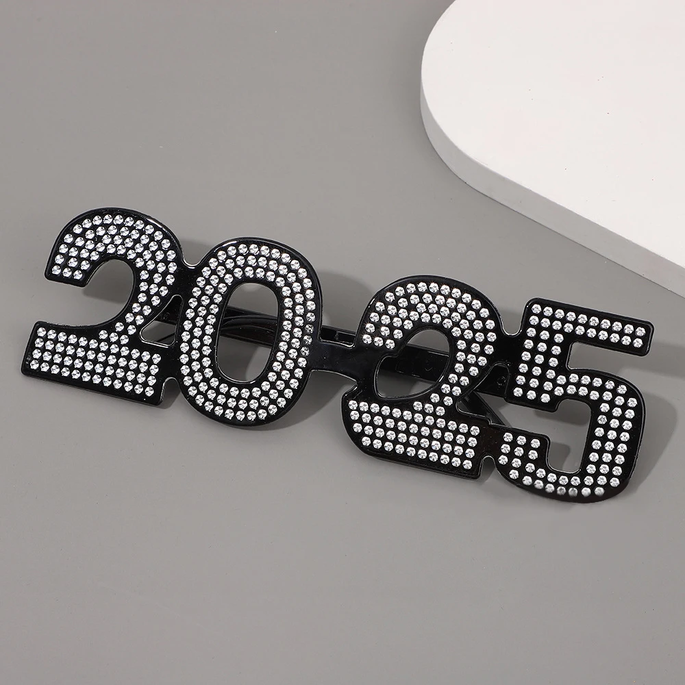 2025 новогодние очки со стразами
