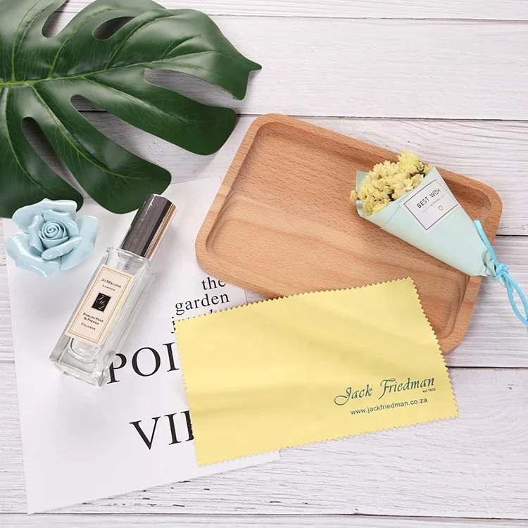 Wholesale low price logo customized individual packing cleaning microfiber cleaning cloth