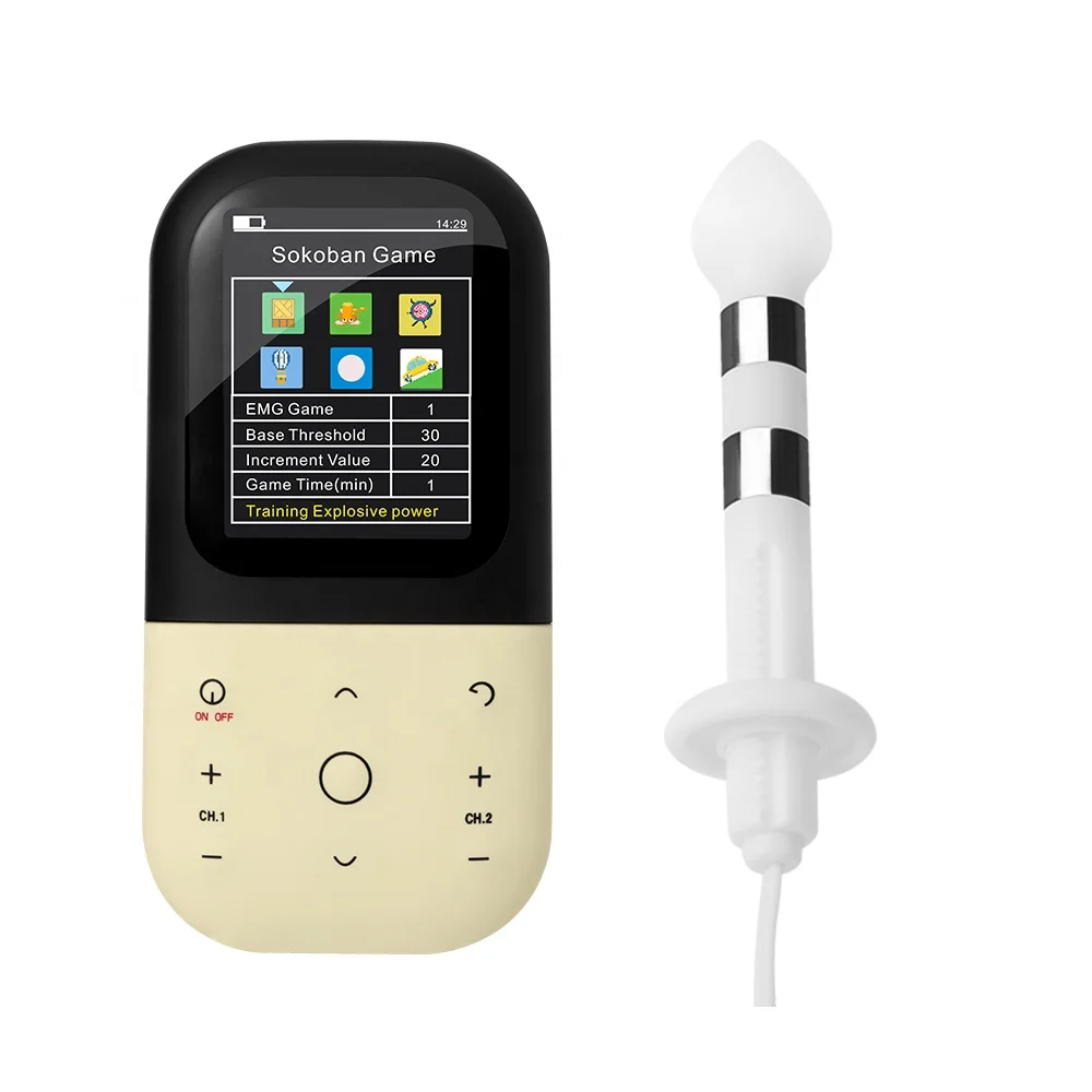pelvic floor stimulator pelvic floor muscle pain relief stimulator biofeedback EMG device with ETS STIM Functions Kegel Toner
