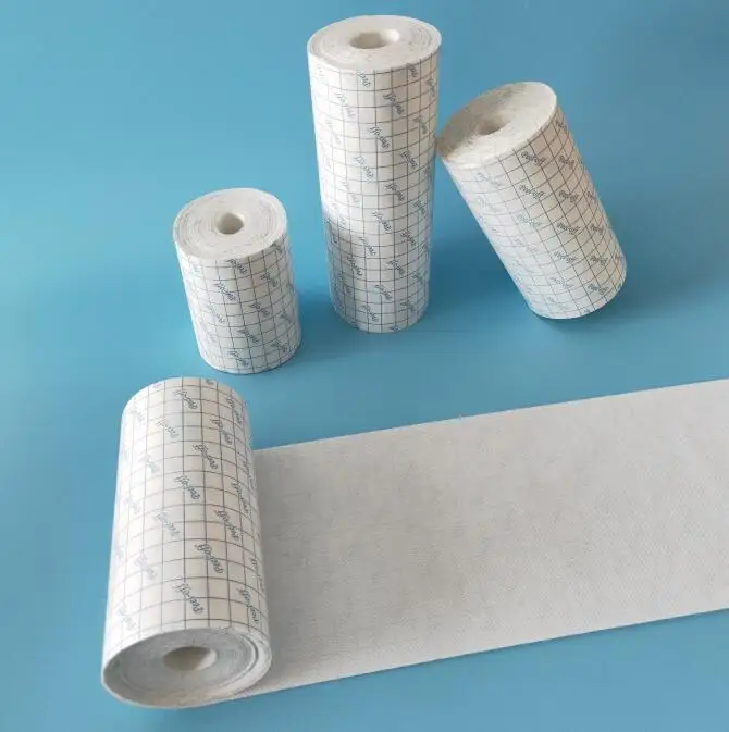 medical non woven dressing retention tape hypafix extensible fixation plaster roll