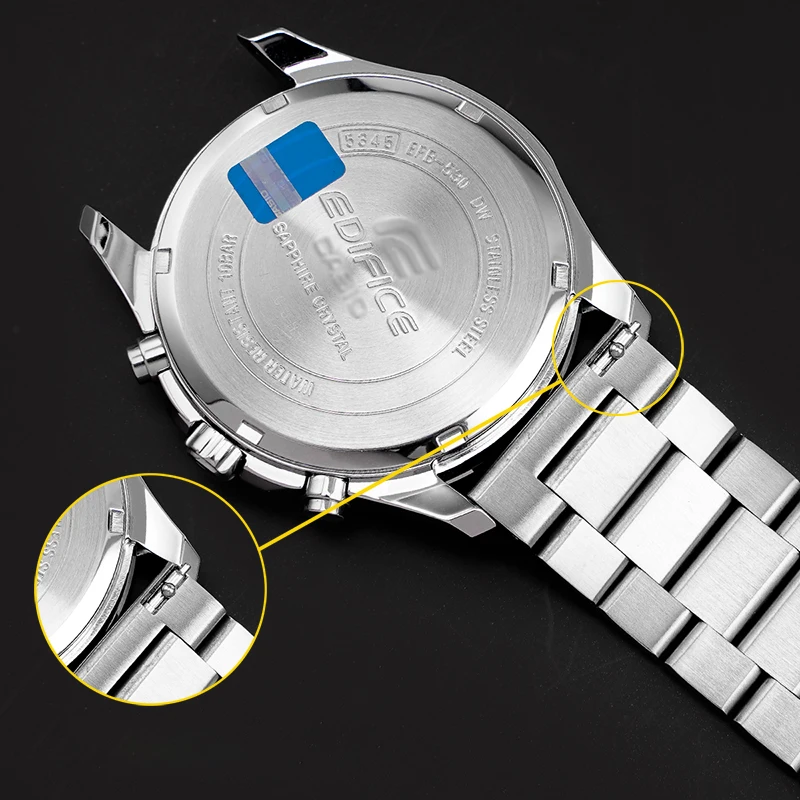 18 20 22 24 мм Заводские ремешки для часов женские мужские часы из нержавеющей стали ремешок Samsung Casio