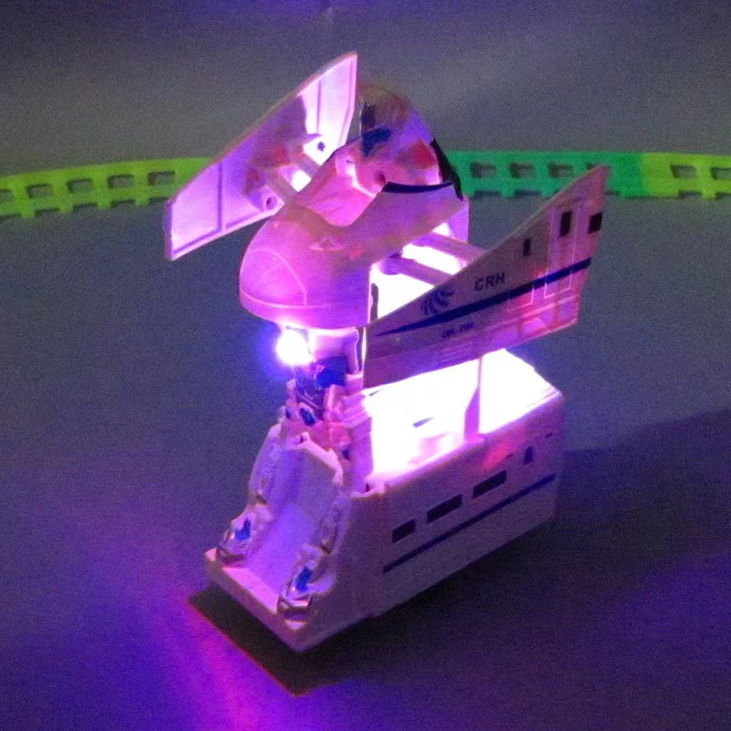 High speed train toy train set electric transform high rail car toy