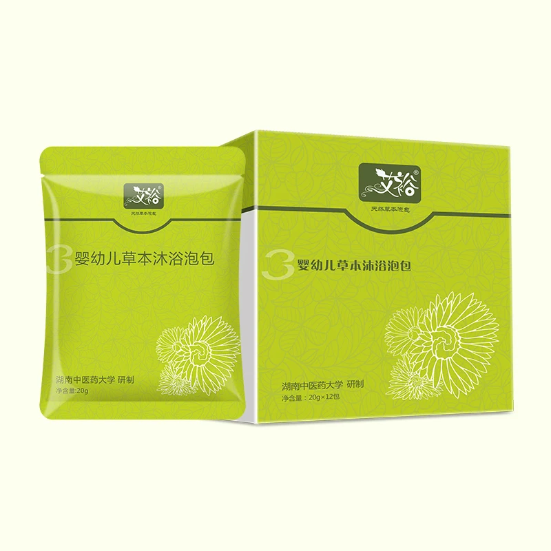 Chinese Medicine Baby Herb Bath Bubble Bag For Prevent Getting Cold Baby Herb Bath Powder to  Improve Immunity