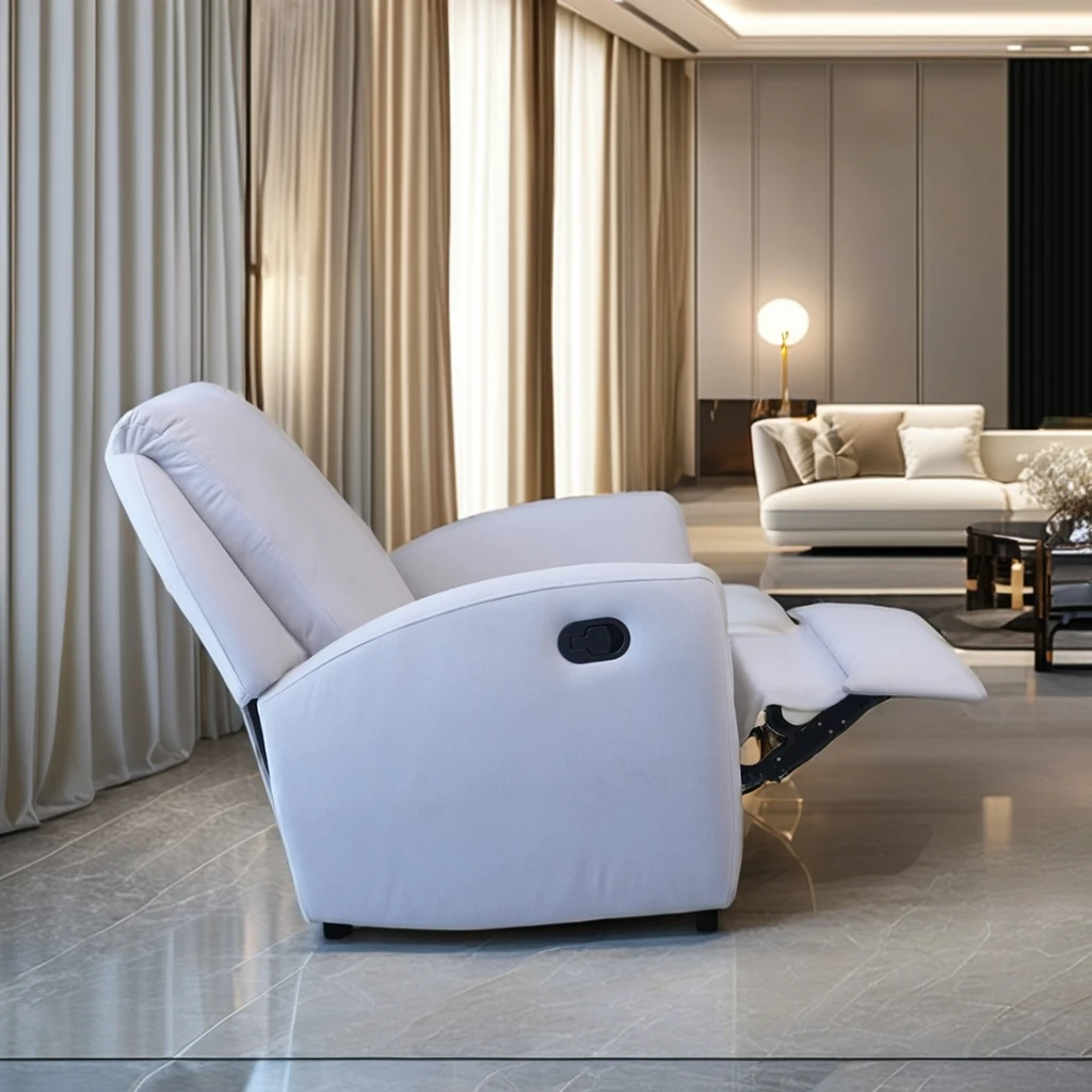 Home Movie Theater Sofa Set Manual Function Swivel Ergonomic Design Recliner Sofa Fabric Leather Rocking Chair Recliner