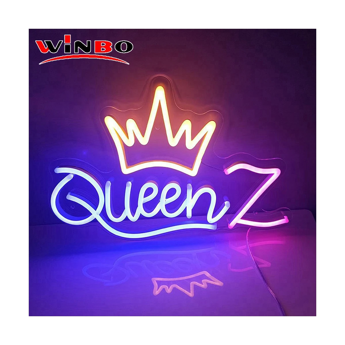 Winbo personalized slime sign led Light Custom Neon sign for the family name sign room party supplies