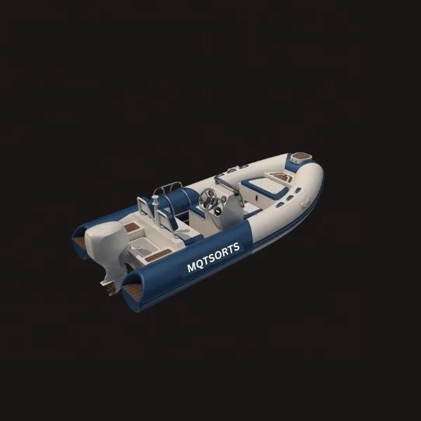 2023 Latest Design Rib boat factory CE rigid hypalon inflatable rib boat 480 with outboard engine motor for sale