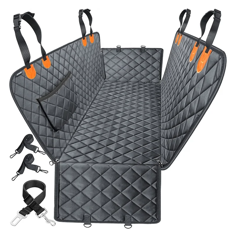 BunnyHi CZ006 Pet Supplies Non Slip 100% Waterproof Pet Mat Universal Car Seat Cover For Dog