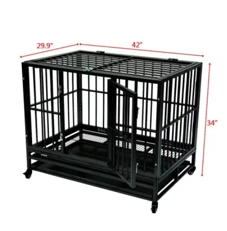 Metal Pet House Dog Cage for Home