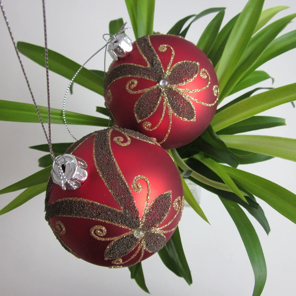 Decorative Christmas glass balls