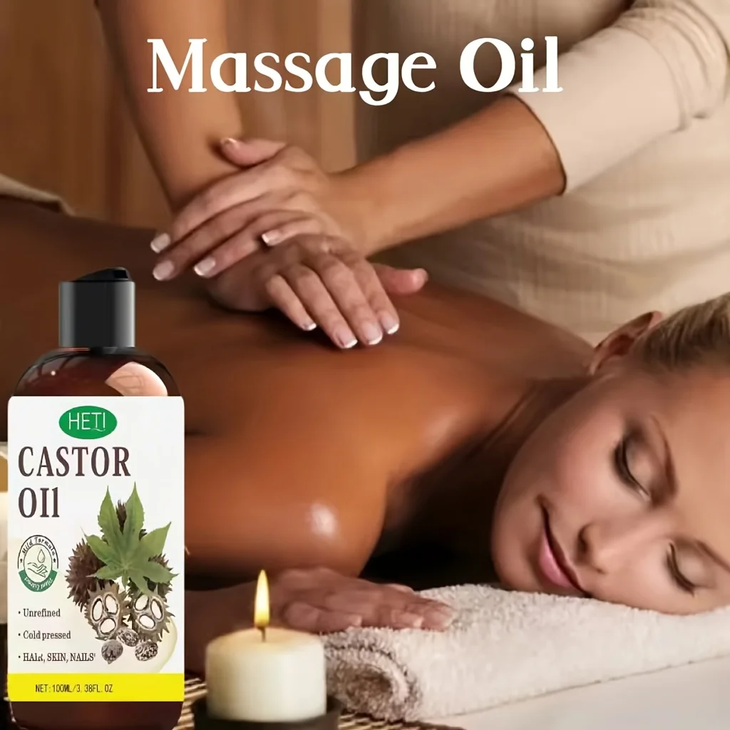 100ML castor oil to moisturize and smooth hair