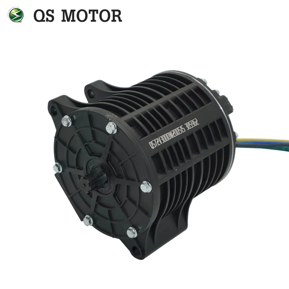 QS 138 3000W 6000W max continous 72V100KPH V2 mid drive motor with sprocket design