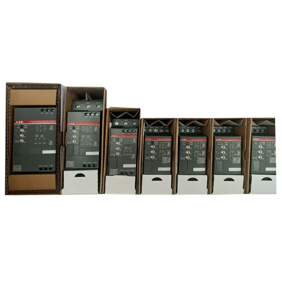 New and  Original Manufacturer Direct Sell ABB Soft Starter  3 Phase  Motor Soft Starter 380V PSR105-600-11 AC Soft Starter