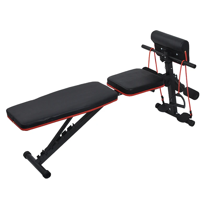 
panca palestra multifunzione foldable weight lifting home gym equipment dumbbell rack adjustable press bench 