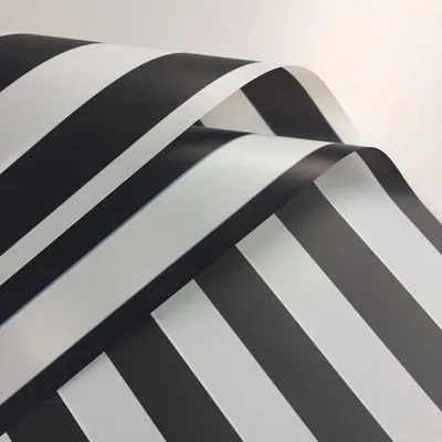 20sheet Stripe Fog Bouquet Paper Korean Paper For Bouquets Waterproof Printing Fog Flower Wrapping Material Bouquet Wrapping