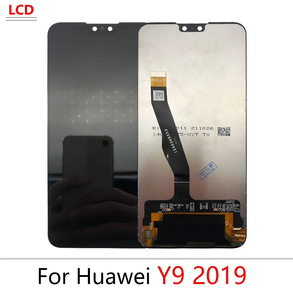 Заводская цена запчасти для мобильных телефонов ЖК-экран Huawei Y9 2019 / Prime замена ЖК-экрана мобильный