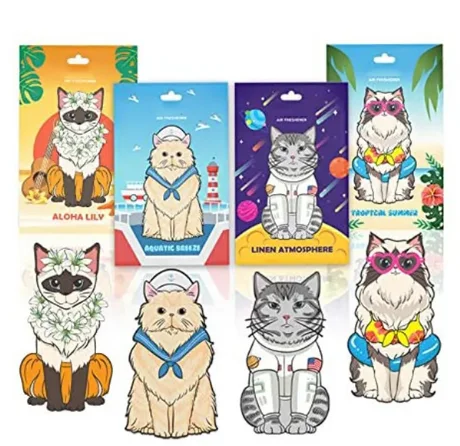 Customized Design Factory Price Hanging Car Air Freshener, Paper Air Freshener