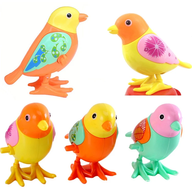 Manufacturer Wholesale Colorful Cartoon Animals Wind Up Toys Cheap Plastic Clockwork Mechanical Wind Up Swing Toy for Kids