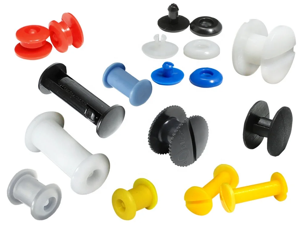 Пластиковые стационарные Кнопка книга крепежные скобы зажимный винт зажимы