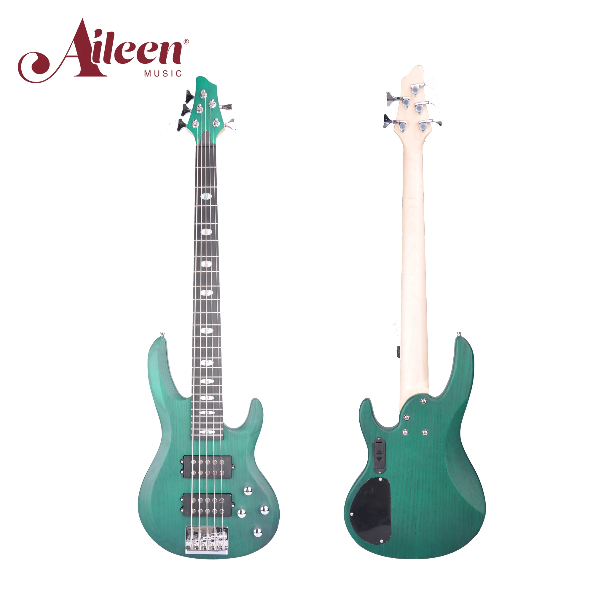 EBS715-1 Black Richlite Fingerboard Wholesale Cheap 5 Steel String Electric Guitar Bass Guitar