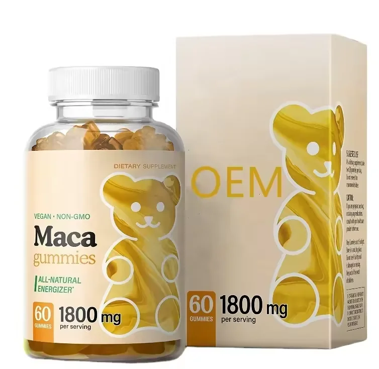 Energy Replenish Maca Gummies Mood boost Immunity Organic Extracts Gummy