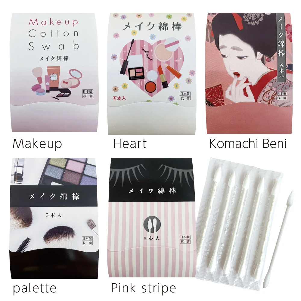 Personal care solid makeup tools ear cotton buds for eyebrows