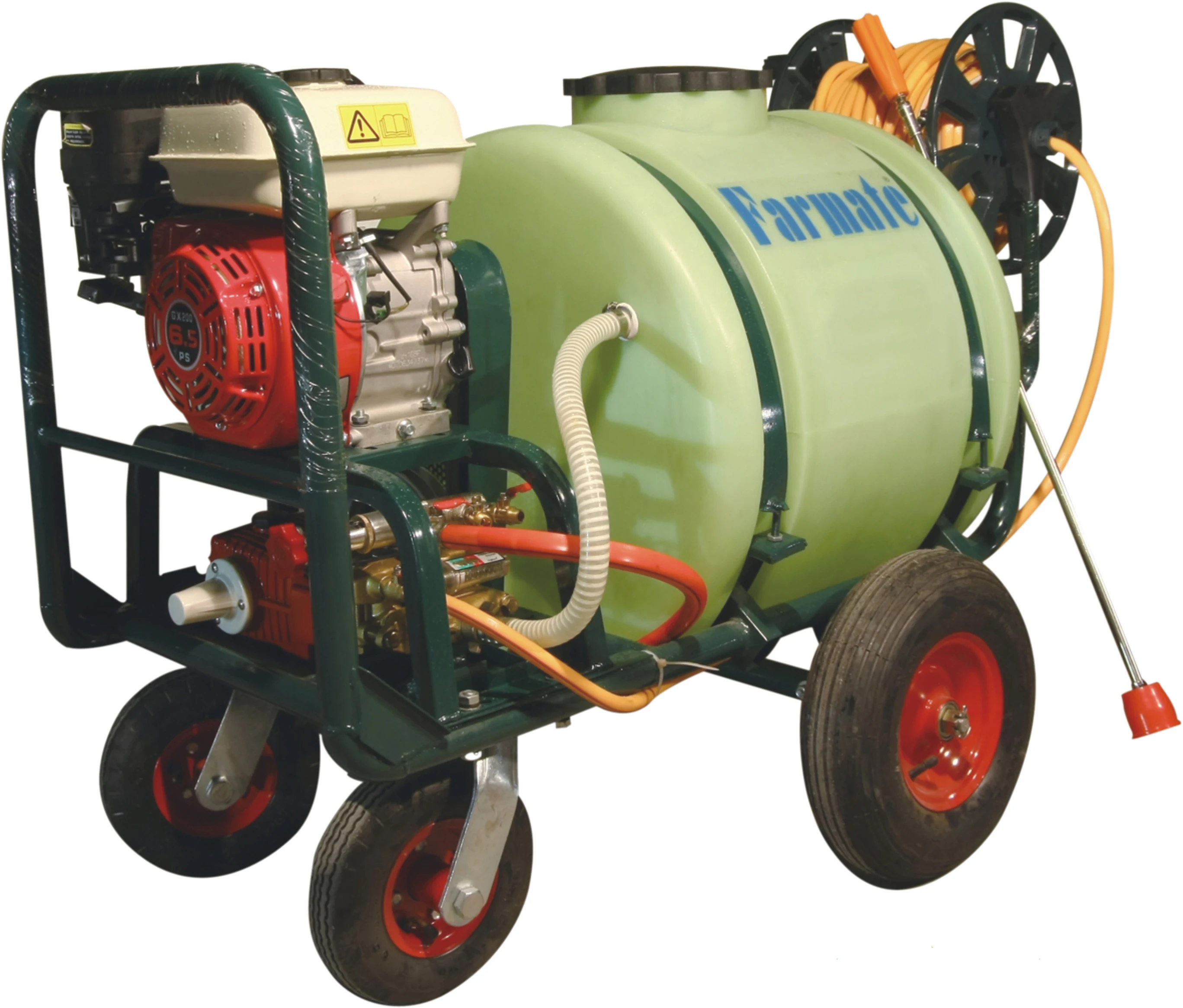 High Pressure Agricultural Power Sprayer With Wheel & Hose Reel&120L Trolley Type Power Sprayer