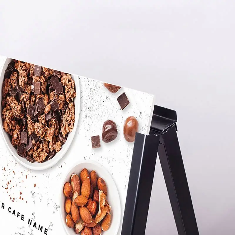 High Quality Promotional Plastic Portable Advertisement Double Sided Aluminum Snap Frame Sign Board