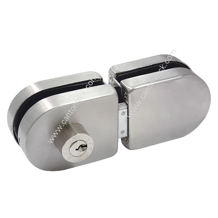 HYLAND OEM GL125 Stainless steel Glass door lock, frameless glass lock for double door