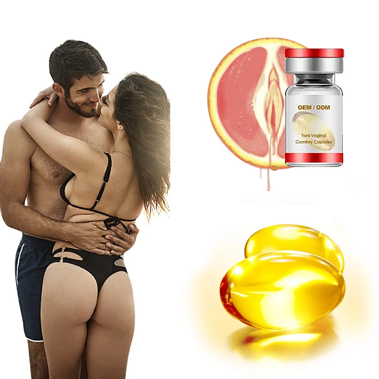 Wholesale Customized female hygiene capsule yoni care pure natural herb vaginal tightening capsule pink  yoni