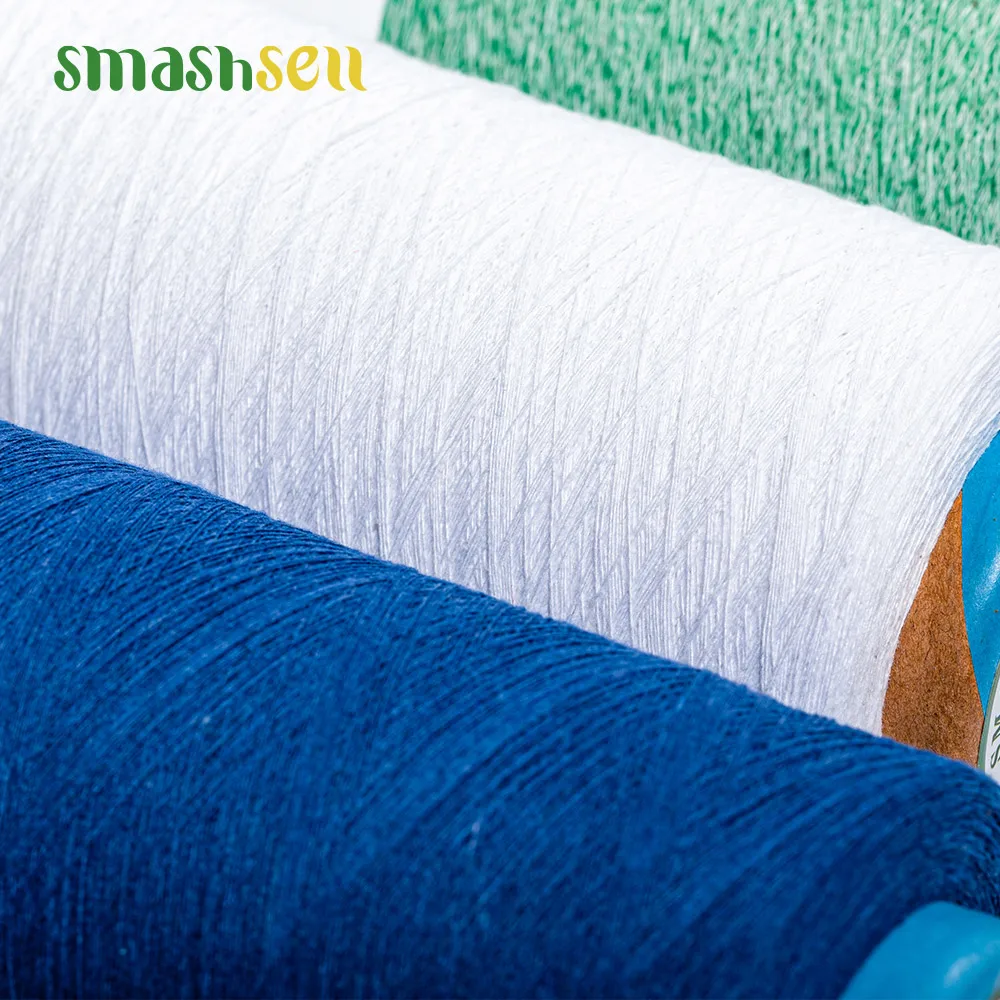 Smashsell High Tenacity Uzbekistan Polyester Yarn Skein 600 Acril Cotton Oe Yarn Worsted Modal Yarn