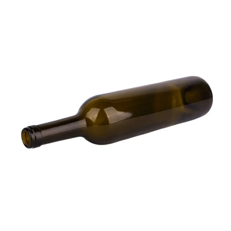 Wholesale 187ml 375ml 500ml Wine Grass Bottle Brown Empty Wine Glass Bottle