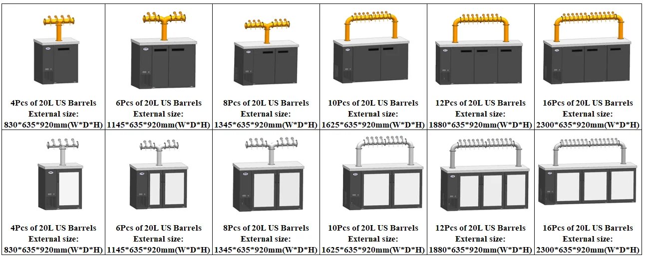Amed beer keg cooler spec