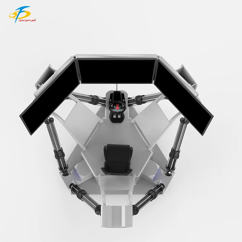 Skyfun game center 9d company Simulator 3 Screens Racing Car machine virtual reality cinema simulator